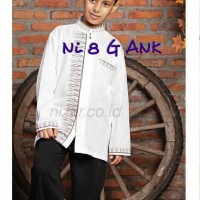 Baju Muslim Koko Bordir Nizar NI 8 G Anak / Kids