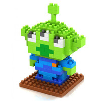 Jual LOZ Lego Nano Block Nanoblock Toy Story Green Alien Murah