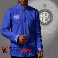 Baju Koko Bola type A Longsleeve (LS) INTER MILAN