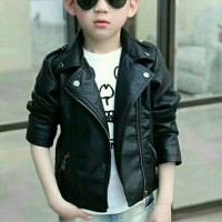 Jual jaket semi kulit anak Murah