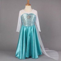 Jual Dress / Gaun / Kostum Elsa Frozen 4 Murah