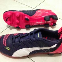 sepatu sepak bola puma evopower II navy grade ori import
