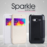 SAMSUNG ACE 4/GALAKSI V NILKIN SPARKLE LEATHER CASE ORIGINAL 100%