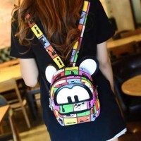 Jual MINI CHEST PACK Tas Ransel Wanita Bahan Kanvas Import Murah Murah