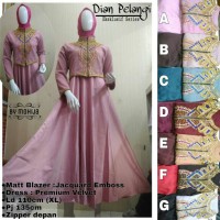 dian pelangi dress cantik / gamis indian realpic
