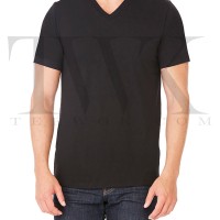 Jual Kaos Polos V-Neck Slim Fit Katun Combed 30S Murah