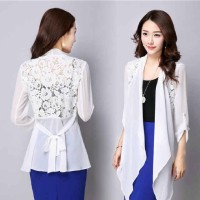 Jual layer cardigan lace chiffon Murah