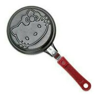 Jual Wajan penggorengan teflon teplon motif karakter hello Kitty Doraemon Murah