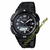 JAM TANGAN PRIA WANITA CASIO AQ-S800W HITAM (ORIGINAL)