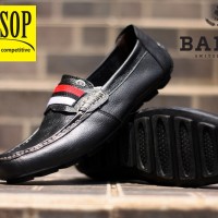 sepatu Casual bergaya elegan Bally shoes leather