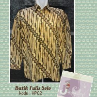 Kemeja batik tulis asli solo