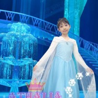 Gaun princess Elsa Frozen 5 tahun