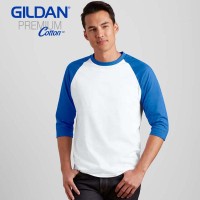 Jual Kaos Polos Import Gildan 76700 Raglan 3/4 Murah