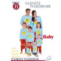 Baju Bayi Import. Setelan Baju Tidur Bayi. Piyama Anak. Pajama GW B