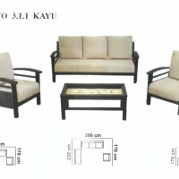 Sofa Kyoto Kayu Jati