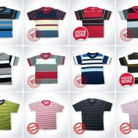 Jual Kaos Anak Belang / Striped Shirt Murah