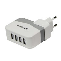 Jual ViVAN Charger XC4S | Super Charger | 4.2 Output | 4 Port USB Murah
