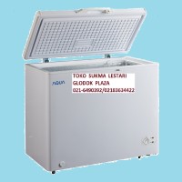 Aqua (Sanyo) Chest Freezer type AQF 160 (kapasitas 150ltr)