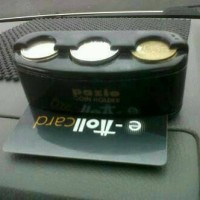 Jual Tempat Uang Koin / Coin & Toll Card Holder Di Mobil Murah