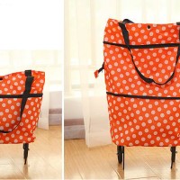 Jual Tas Trolly MOTIF bisa DILIPAT DiJINJING tas belanja travel bag koper Murah