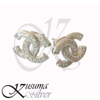 Anting Earrings Silver - Perak Bali Tusuk Channel Chanel Asli 925