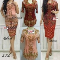 kebaya payet pendek krah sunda