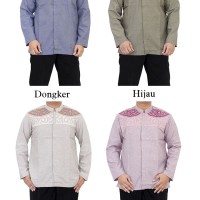 Baju koko albatar Lengan Panjang Bodir/koko albatar lengan panjang