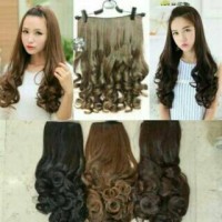 HAIR CLIP BIG LAYER CURLY SOSIS / KERITING