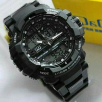 Jual Jam Tangan Sport QQ Q&Q GW86J001Y Original GW86 GW86J Black List White Murah