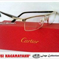 Frame Kacamata Minus Cartier Elegant Full Frame