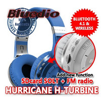 Jual Headphone Bluetooth Bluedio H+ Turbine bisa u Telepon+SDcard+Radio FM Murah