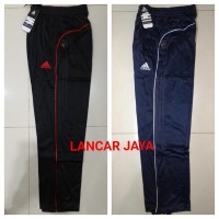 Celana Training Panjang Adidas Import #Hitam Biru Dongker