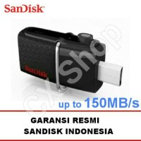 Jual SanDisk USB 3.0 Ultra Dual USB Drive OTG 32GB GARANSI RESMI Murah