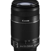 Promo!! New Lensa Tele Canon EFS 55-250 mm / 55-250mm IS II Garansi 1