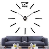Jual DIY 3D Giant Wall Clock / Jam Dinding Besar Murah