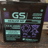 jual aki motor R25 merk gs astra 7.4 ampere