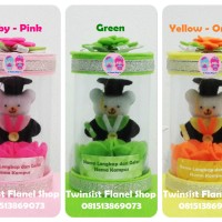 Jual Kado Wisuda/Graduation Unik Romantis Spesial : Cute Bear dalam Tabung Murah