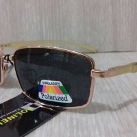 kacamata polinelli gold lensa polarized gagang pake per