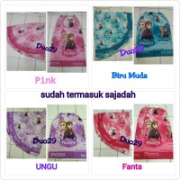 Jual Mukena Anak Motif Frozen (Size L & XL) Murah