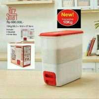 Tupperware rice smart dispenser tempat beras ukuran 10kg 10 kg