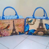 Jual Travel Bag / Tas Jalan / Koper Anak Kanvas Paris TBK22P Murah