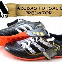 sepatu ADIDAS FUTSAL 02 PREDATOR DOFF hitam kw super
