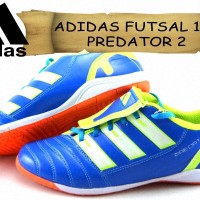 sepatu ADIDAS FUTSAL 10 PREDATOR 2 DOFF biru kw super