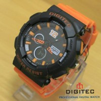 Jam Tangan Pria Keren Digitec 2097 Hitam Orange