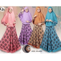 Gamis Set Bergo Zaina / Setelan Hijab Syari / Baju Muslim Wanita