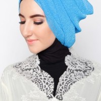 Aira Kerudung Aurora Glitter Blue