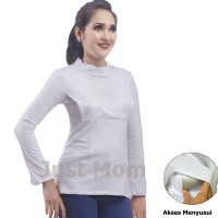 Jual Baju Menyusui Manset Aisha Putih ukuran SM Murah