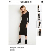 midi dress forever 21