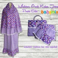 Babymix - Mukena Katun Jepang Anak Size 5-7Tahun - Gamis Shalat Anak