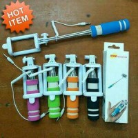 Tongsis Otomatis Tombol Kabel Audio Mini